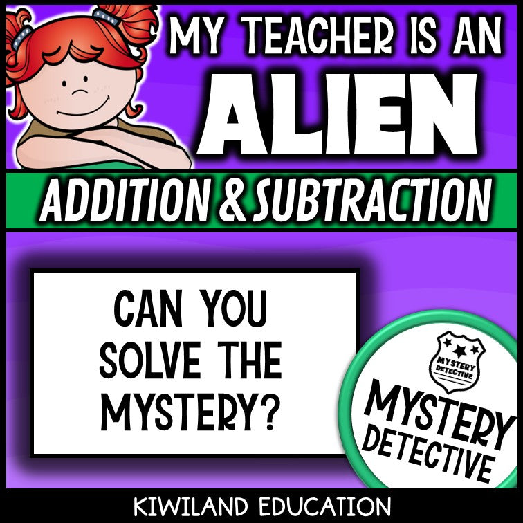 Can you solve it my teacher is an alien answer keys included