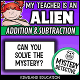 Can you solve it my teacher is an alien answer keys included
