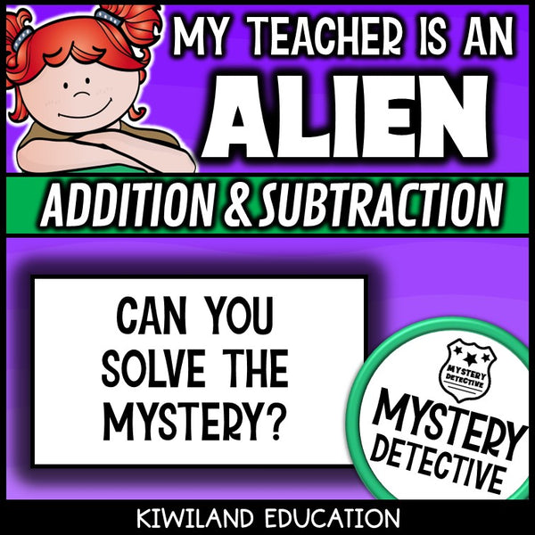 Can you solve it my teacher is an alien answer keys included