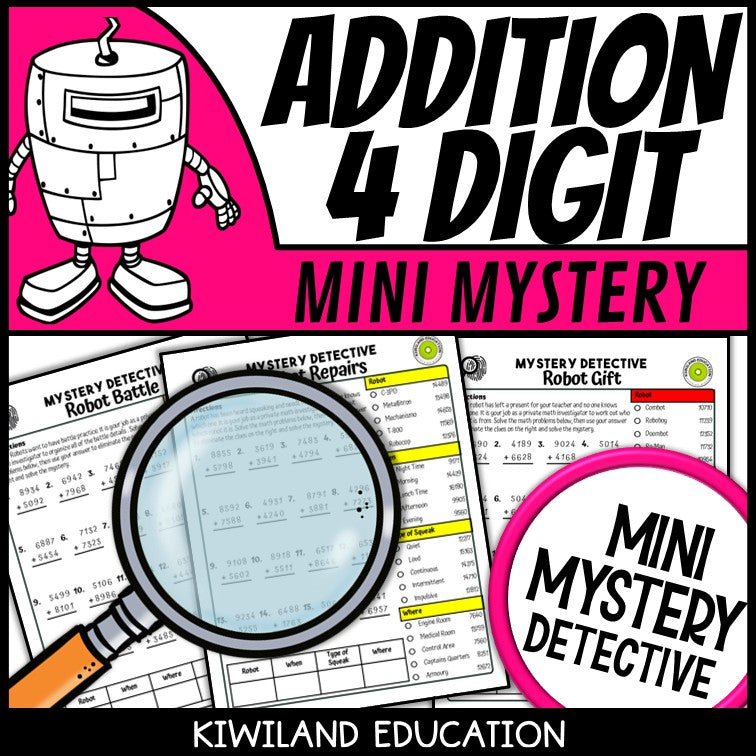 Carrying practice printables five detective case files
