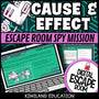 Cause and effect digital escape room cover
