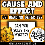 Cause and effect passages with self checking answer keys for early finishers and sub plans, The Wishing Tree
