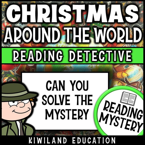 No-prep Christmas around the world reading comprehension worksheet with answer key