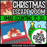 Counting objects to 20 escape room challenge screen