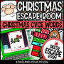CVCe Words Christmas digital escape room cover
