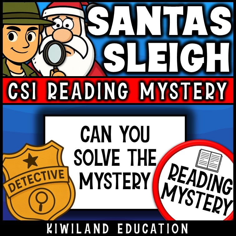 No-prep Christmas reading comprehension worksheet with answer key