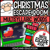 Christmas phonics escape room code lock