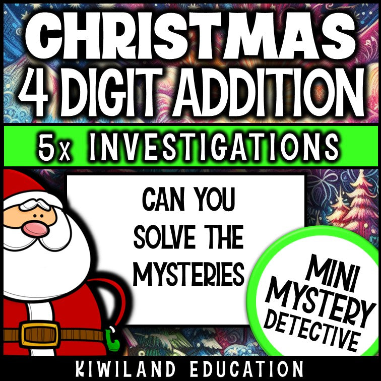 Christmas mystery morning work early finishers centers