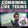 Combining Like Terms digital escape room cover