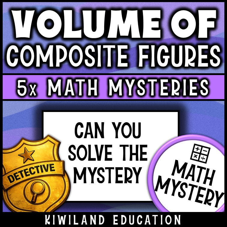 Composite volume worksheets with answer keys for morning work and substitute plans
