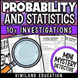 Compound probability two spins fractions no prep math center worksheets answer keys