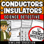 Conductors and Insulators Science Reading Mystery cover for Grades 4–5