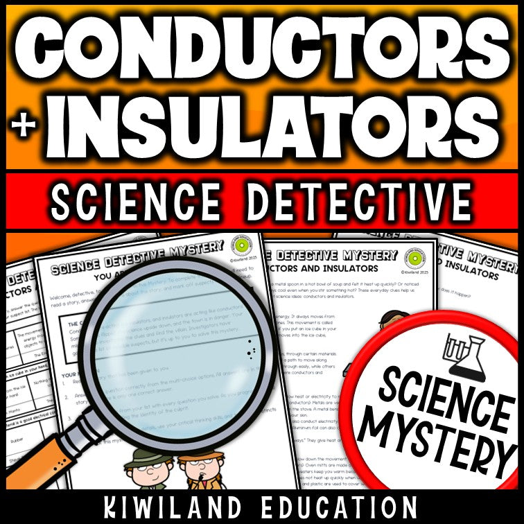 Conductors and insulators science passage and comprehension questions sample
