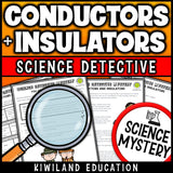 Conductors and insulators science passage and comprehension questions sample