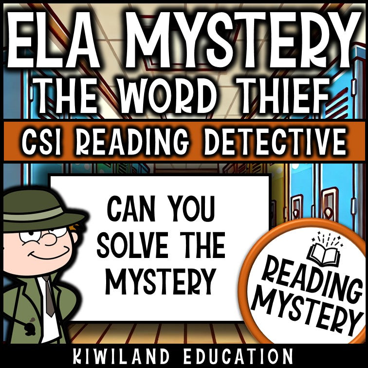 Context Clues printable ELA Mystery Scoot game with answer key