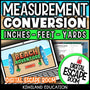 Converting Customary Units of Length Digital Escape Room cover – Kiwiland Education