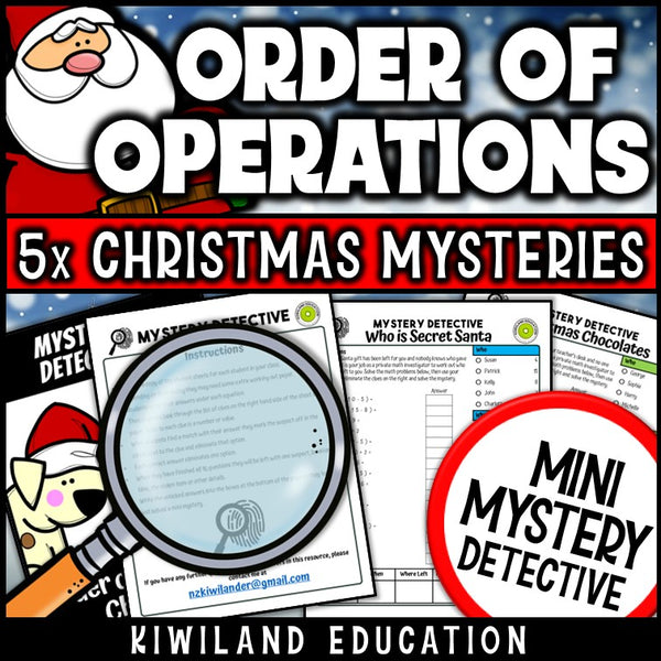 December detective cases pemdas with parentheses