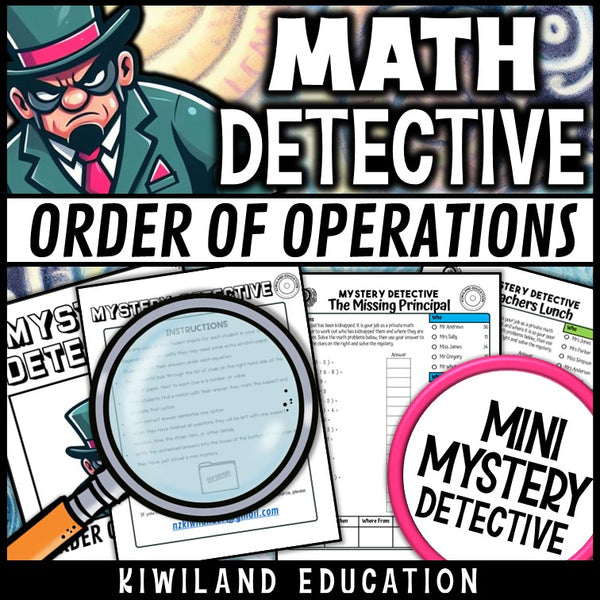Detective cases pemdas with parentheses no exponents