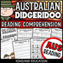 Didgeridoo reading mystery comprehension activity cover for grades 3-6