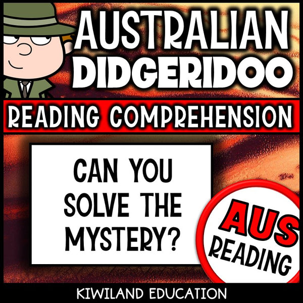 No-prep didgeridoo reading comprehension worksheet with answer key