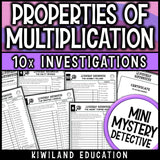 Distributive property of multiplication practice 3rd grade math activities