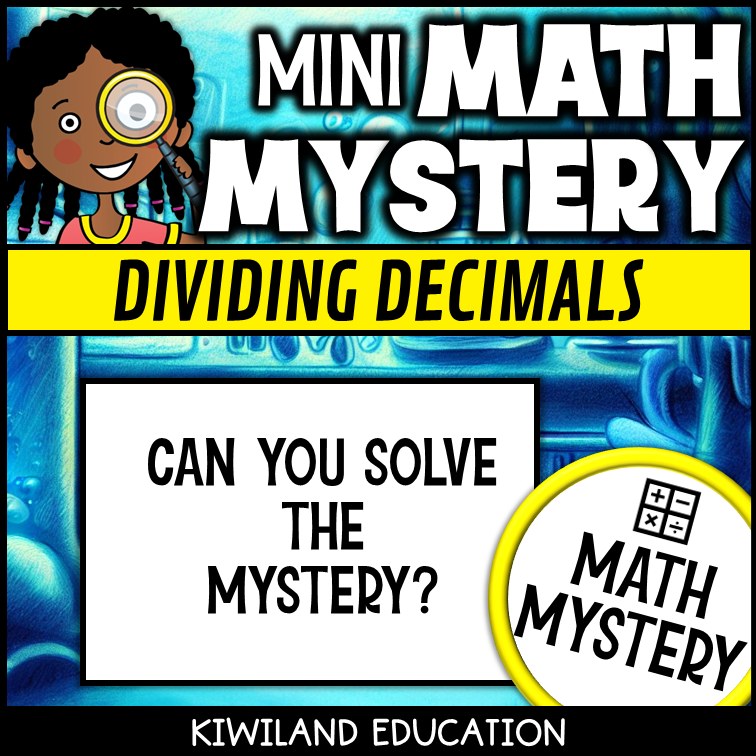 Can you solve the mystery - dividing decimals worksheets