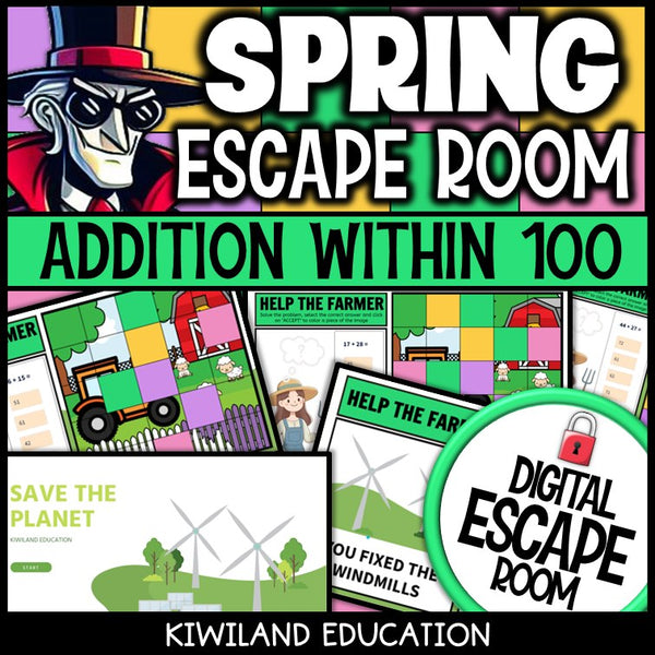 Earth Day color by number addition preview screen