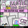 Easter addition and subtraction CSI Math Mystery cover - The Easter Egg Hunt, Grades 2-5