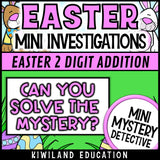 Easter math centers homework early finishers grades 1-3