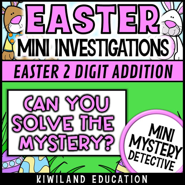 Easter math centers homework early finishers grades 1-3