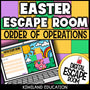 Order of Operations Digital Escape Room Easter preview 1