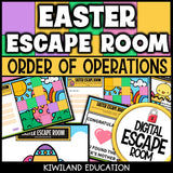Order of Operations Digital Escape Room Easter preview 3