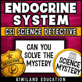 No-prep endocrine system reading comprehension worksheet with answer key