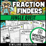 Equivalent improper ordering fractions jungle quest CSI mystery detective