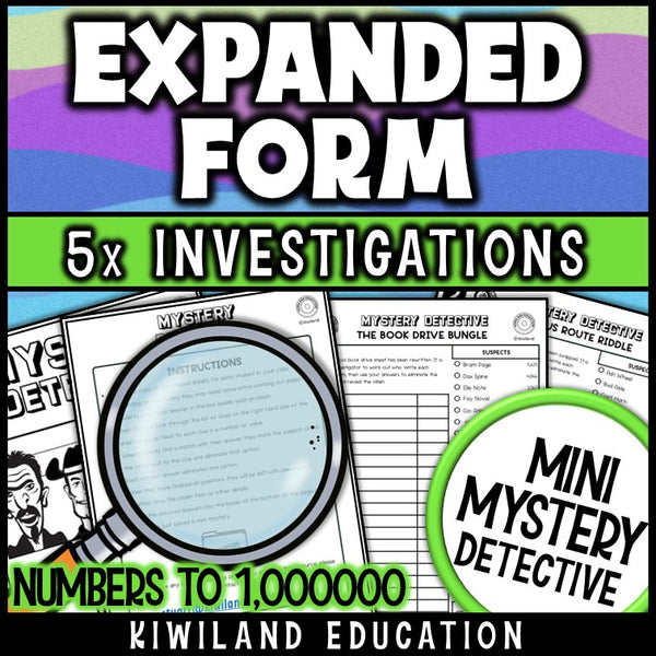 Expanded form place value worksheets 4th grade no-prep printable
