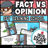 Fact & Opinion Digital Escape Room | ELA Activity | Grades 3–5