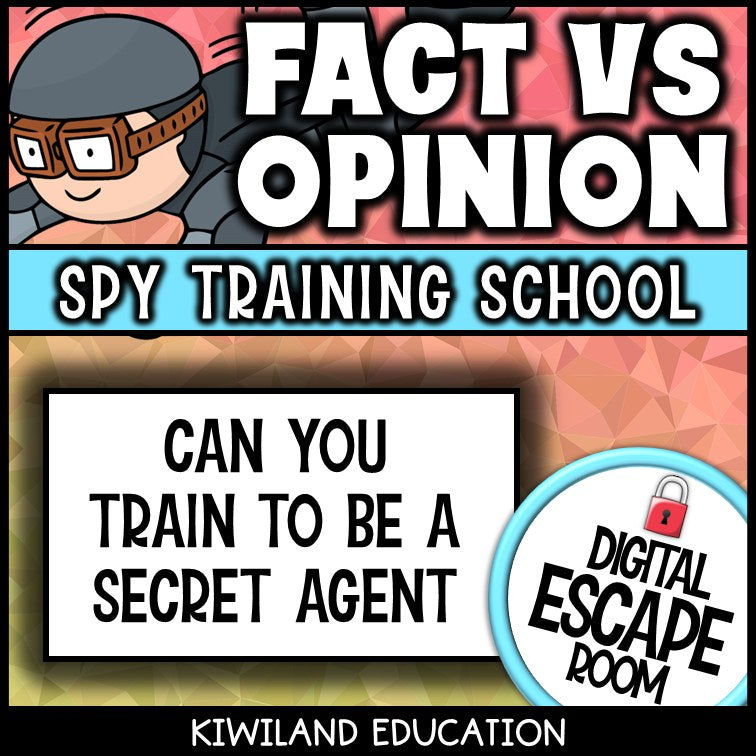 Fact & Opinion Digital Escape Room | ELA Activity | Grades 3–5