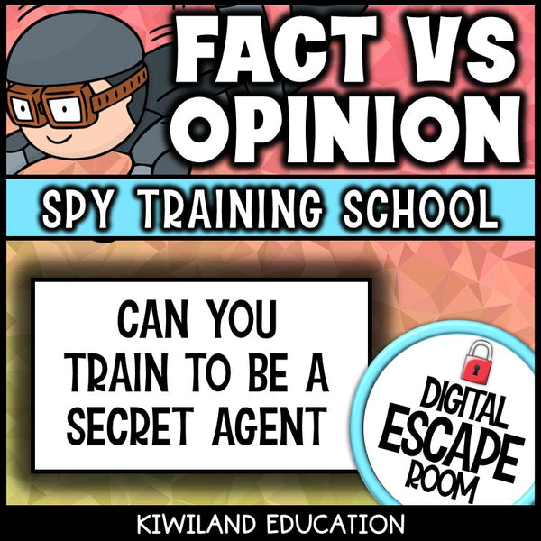 Fact & Opinion Digital Escape Room | ELA Activity | Grades 3–5