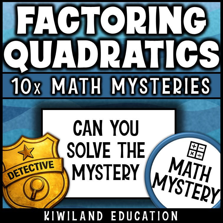Quadratics review worksheets with answer keys for sub plans, early finishers and test prep