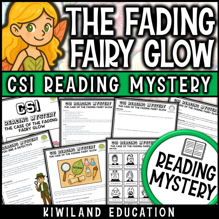 Fairies fiction reading mystery cover for grades 3-6