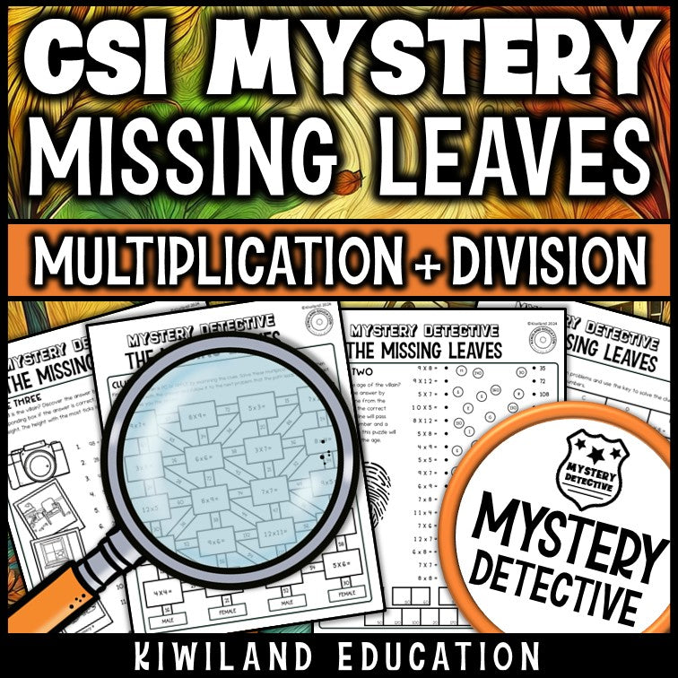 Fall multiplication division fact fluency worksheets october november centers
