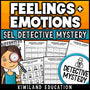 Feelings and Emotions Back-to-School SEL Mystery detective activity for Grades 2–4