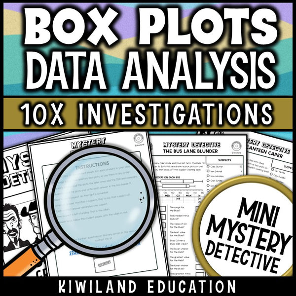 Five number summary median quartiles box plot worksheets with answer keys