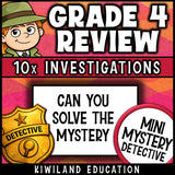 Fourth grade mystery detective activity early finishers test prep