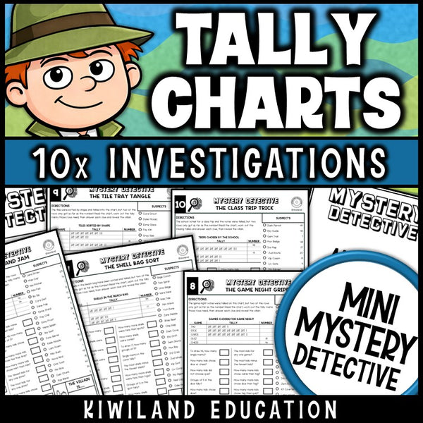 Frequency tables and tally mark data graphing activities 4th grade 5th grade