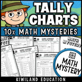 Frequency tables and tally mark graphing activities for 4th and 5th grade data practice