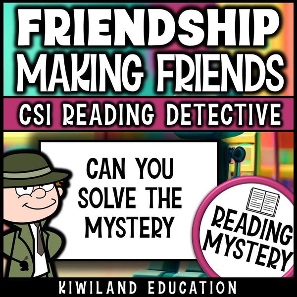 No-prep friendship and making friends reading comprehension worksheet with answer key