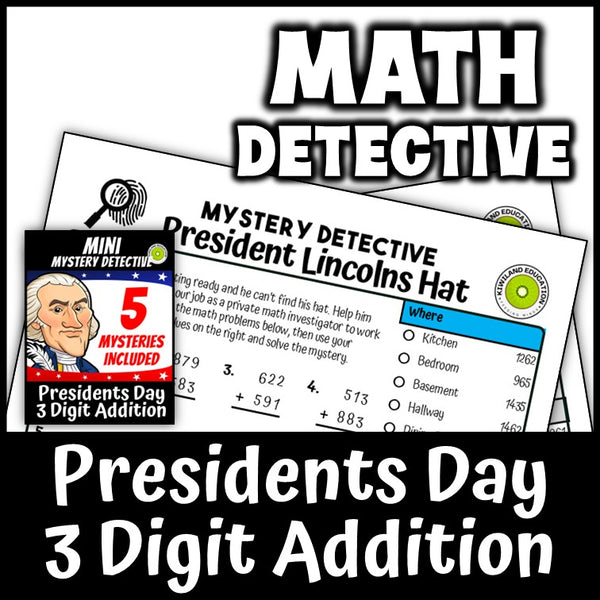George washington birthday february detective case activities