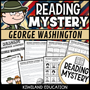 George Washington Presidents Day reading mystery cover for grades 3-6