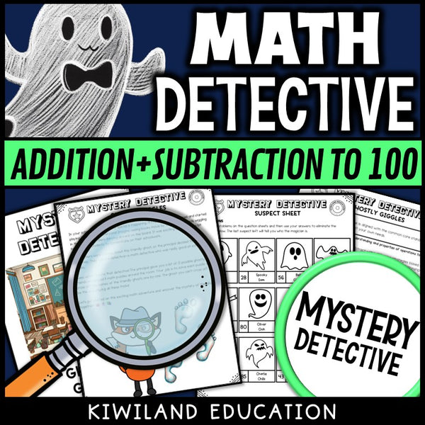 Ghost themed scoot game detective cases grade 2